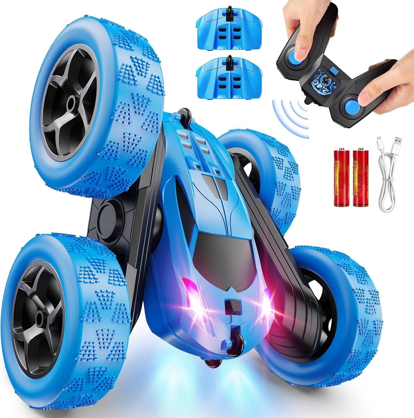 Zentrivo RC Cars Toys for Kids Ages 6 to 12 with LED
