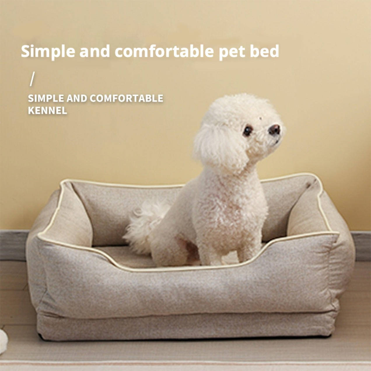 Zentrivo Orthopedic Anti Slip Car Dog Bed Back Seat