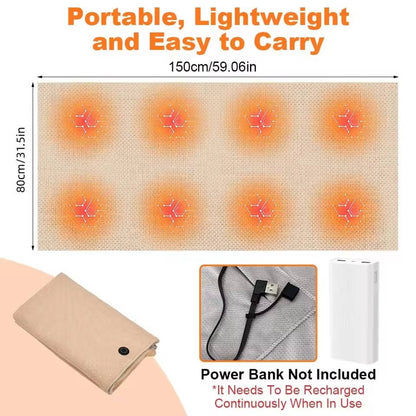Zentrivo Portable Heated Shawl Blanket