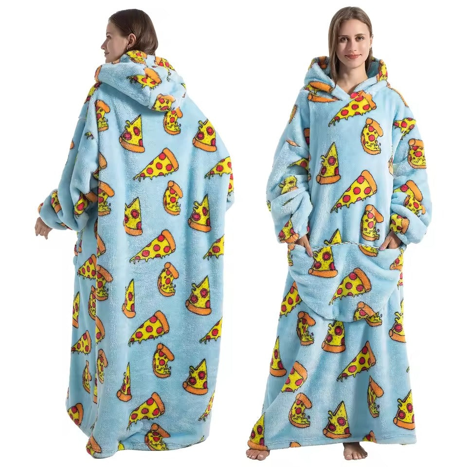 Zentrivo Long Wearable Blanket Hoodie