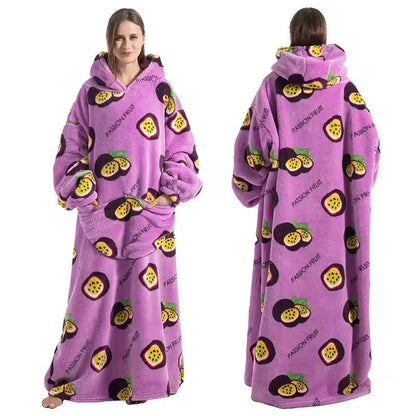 Zentrivo Long Wearable Blanket Hoodie