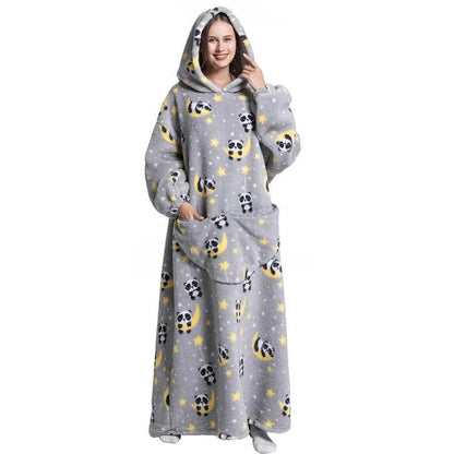Zentrivo Long Wearable Blanket Hoodie