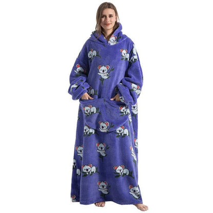 Zentrivo Long Wearable Blanket Hoodie
