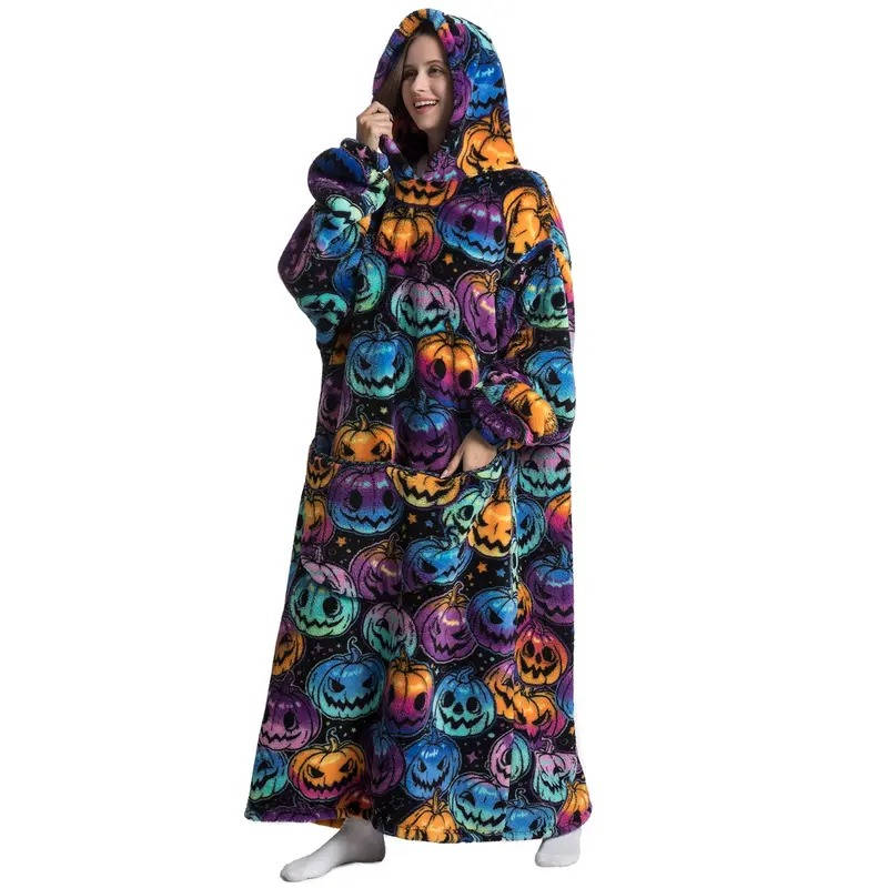 Zentrivo Long Wearable Blanket Hoodie