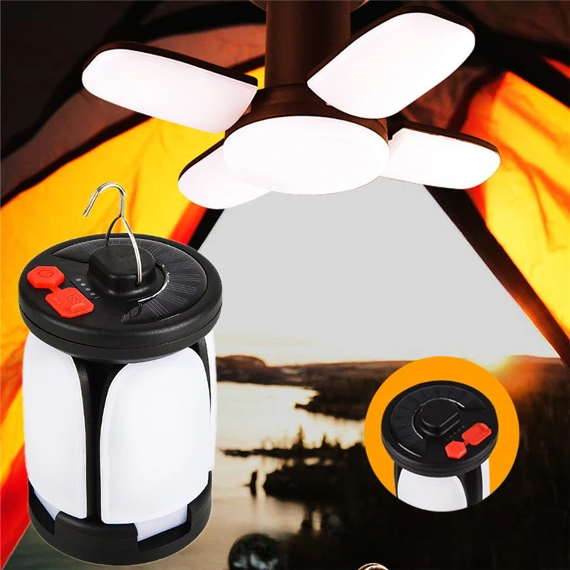 Zentrivo Solar USB Folding Leaf Camping Lantern