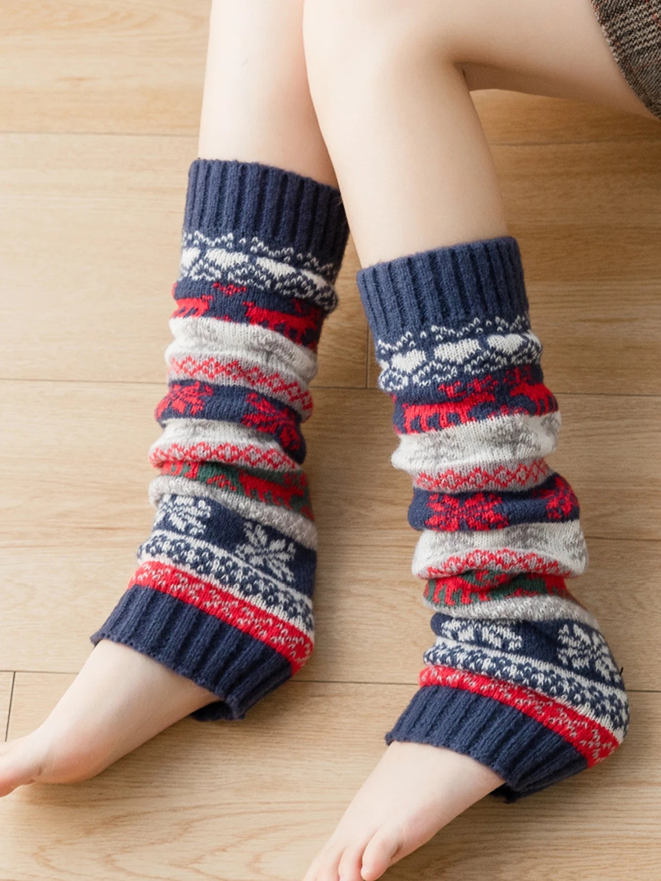 Zentrivo Cozy Knit Leg Warmer for Fall and Winter