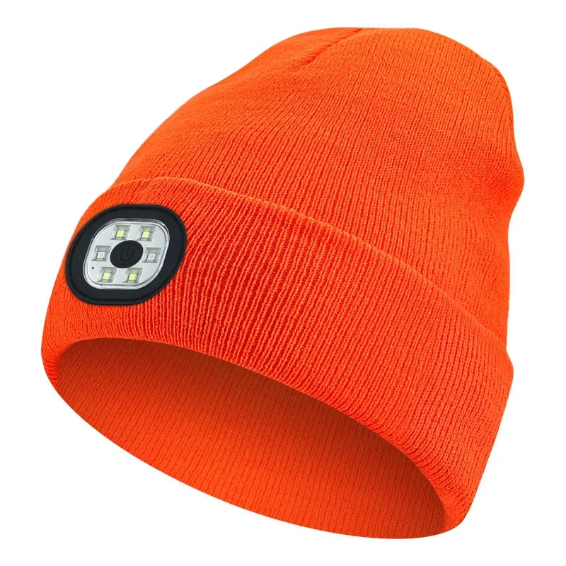 Zentrivo Rechargeable LED Beanie Hat for Winter