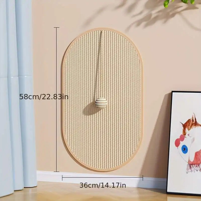 Zentrivo Sisal 3 in 1 Wall Mounted Cat Scratch Pad