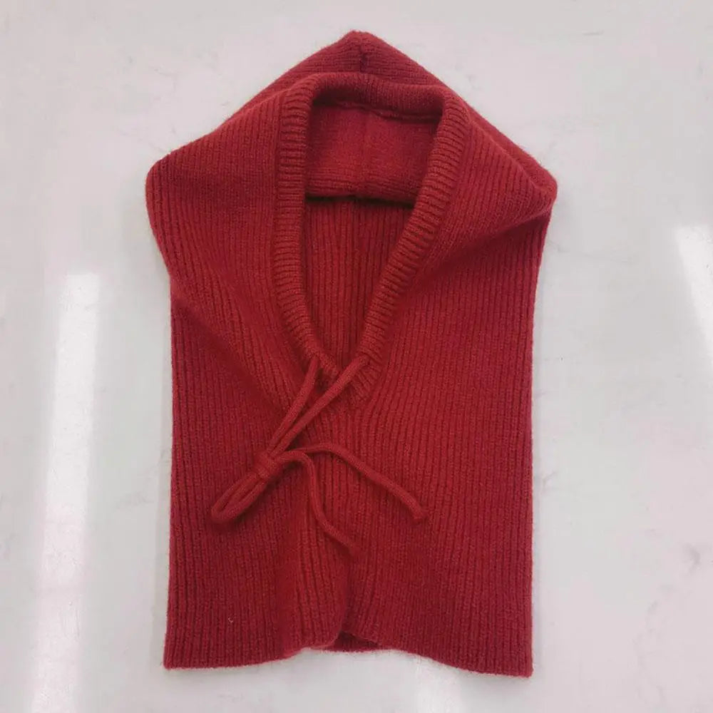 Zentrivo Knitted Hooded Balaclava Hat Neck Warmer