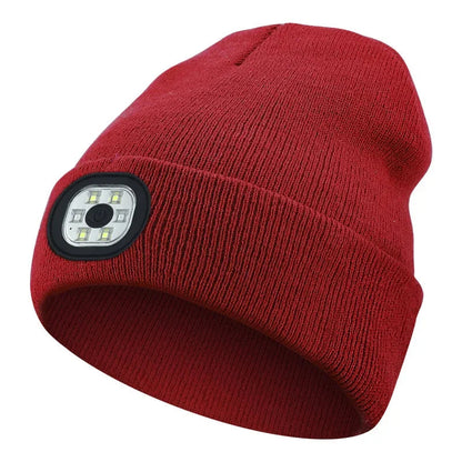 Zentrivo Rechargeable LED Beanie Hat for Winter