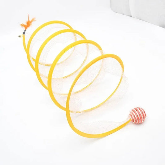 Zentrivo Collapsible S Type Interactive Cat Tunnel