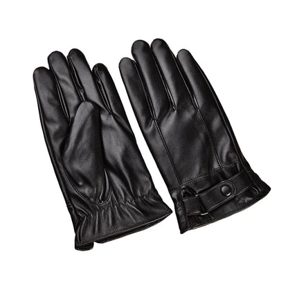 Zentrivo Touch Screen Men's Leather Gloves for Winter