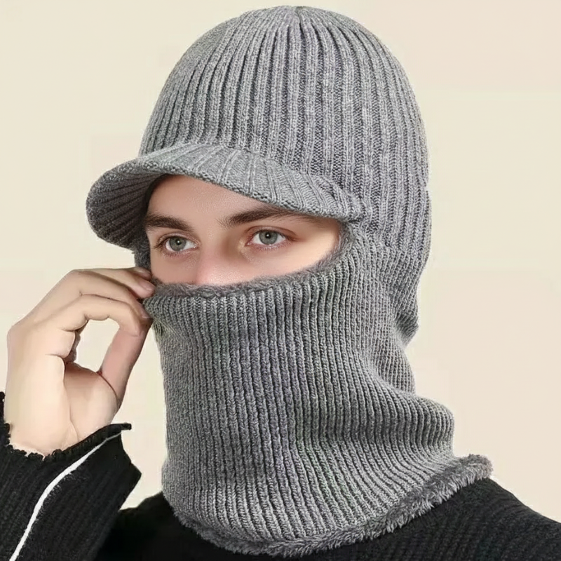Zentrivo Knit Beanie Balaclava with Visor