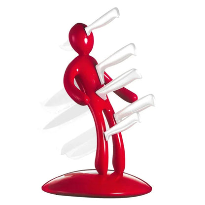 Zentrivo Creative Humanoid Kitchen Knife Holder Set