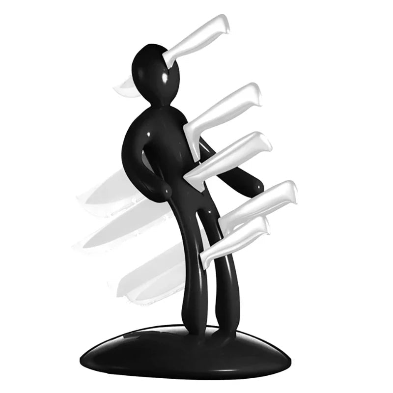 Zentrivo Creative Humanoid Kitchen Knife Holder Set
